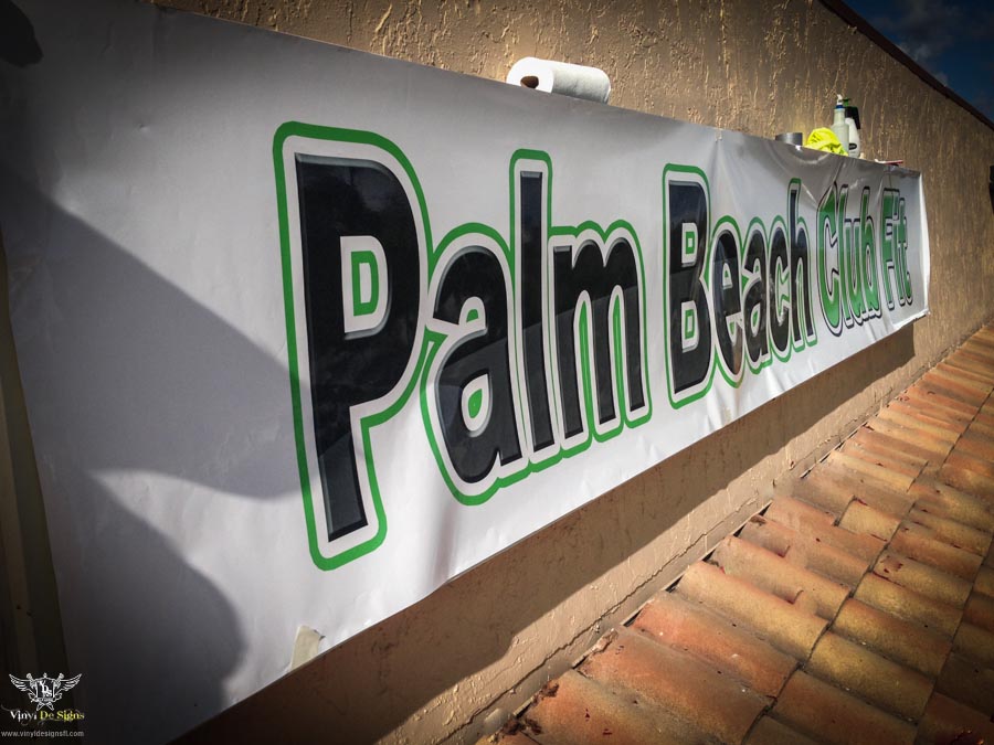 Palm Beach Club Fit Sign Installation (3 of 4)