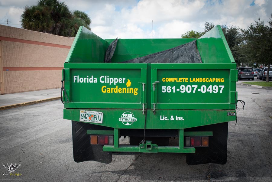 Florida Clipper Garnening Vehicle Graphics (2 of 3)
